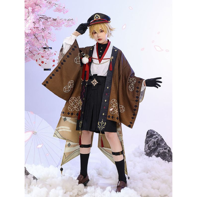 Aether costum cosplay genshin impact
