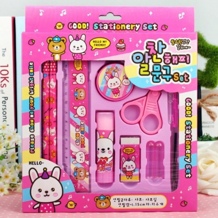 

Murah Meriah set atk 8in1 Alat Tulis set 8in1 Alat Tulis Karakter Set Alat Tulis Anak Stationery Set Paket Alat Tulis