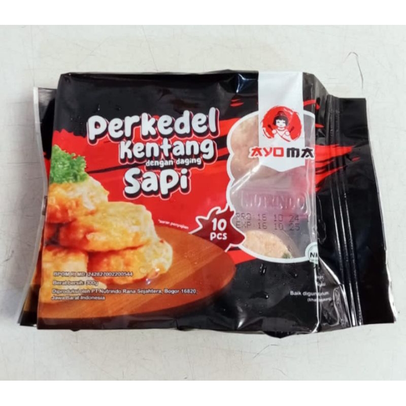 

perkedel kentang dengan daging sapi