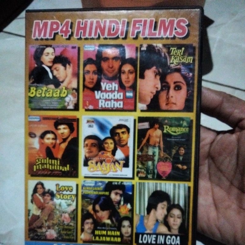 DVD full box "kumpulan film Bollywood jadul kenangan"