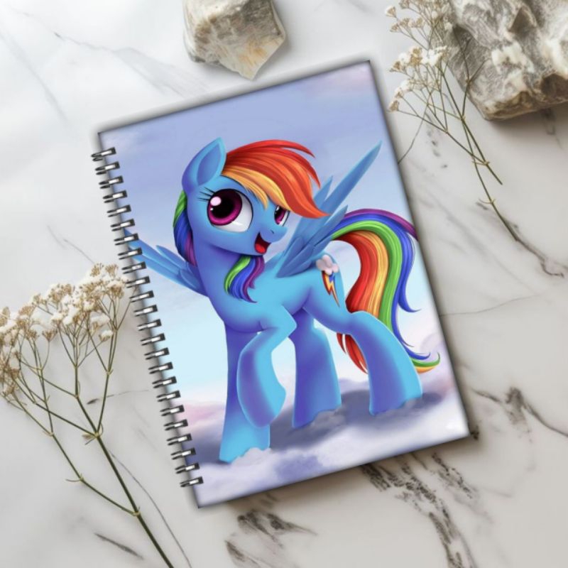 

Buku Tulis Notebook gambar unicorn litle pony A5 A6 50lembar 100 halaman