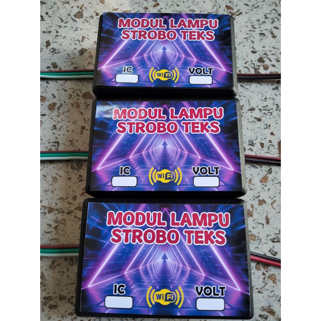 Modul strobo text wifi 5 Baris terbaru, Modul, Modul strobo truk, Modul strobo 24 volt