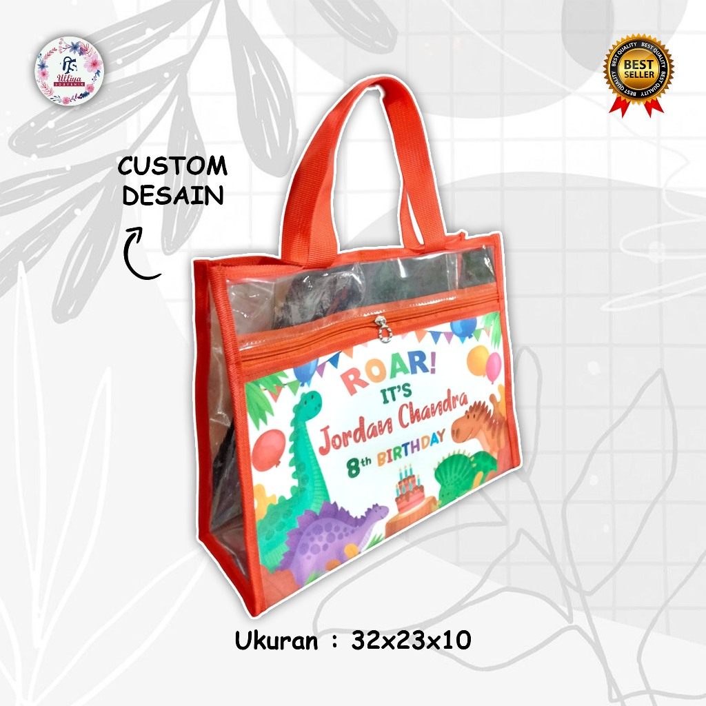 

PREMIUM MODEL STUDY BAG Tas Ultah Murah Di Bawah 15 Ribuan Tema Dinosaurus Dan Bisa Custom Tema Cewek Cowok, Foto, Nama