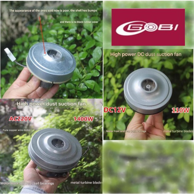 High Power Motor Vacuum Cleaner Dust Suction AC/DC (8564)