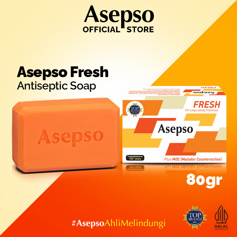 ASEPSO Sabun Batang Soap Fresh - 80gr