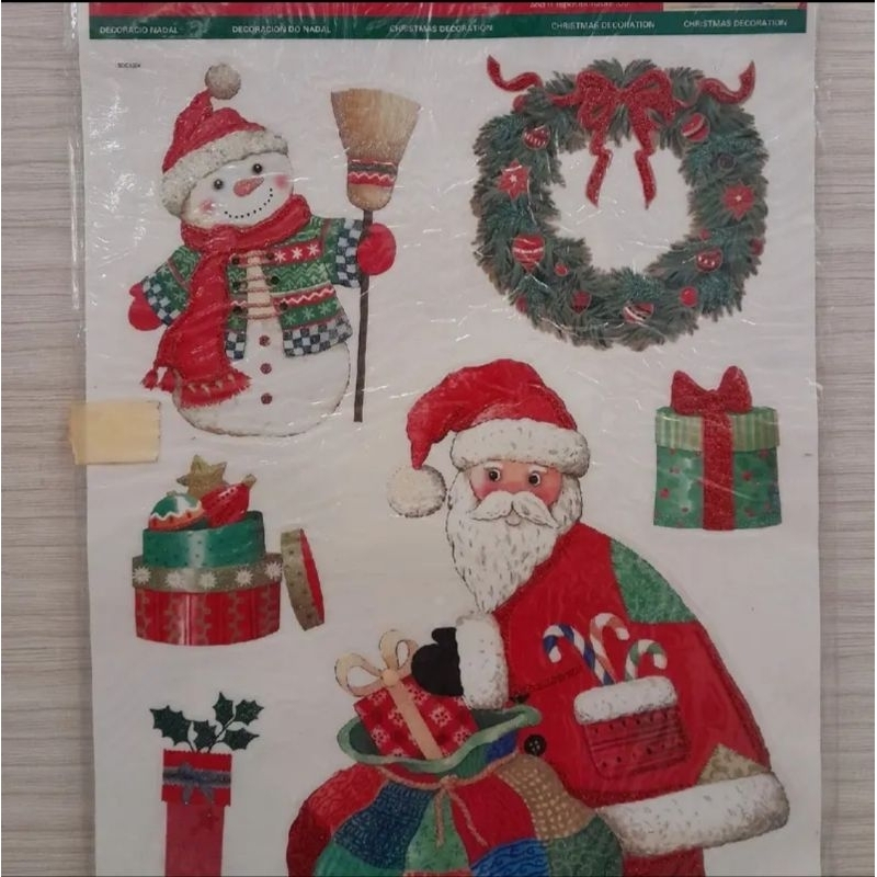 Room Dekor Natal, Stiker Dindi g natal