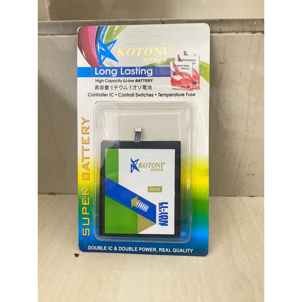 Baterai Double Power original by Kotoni Redmi NOTE 4X BN43 NOTE 10 4G BN59 REDMI GO BN3A REDMI 3 4X 