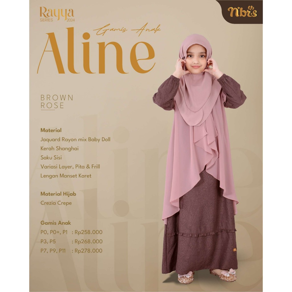 GAMIS ANAK NIBRAS PROMO SALE SIZE P9 ( 9-10 TAHUN )