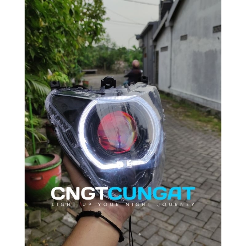 Lampu Reflektor Depan Biled CB150R LED AES UPS WAYMAKER