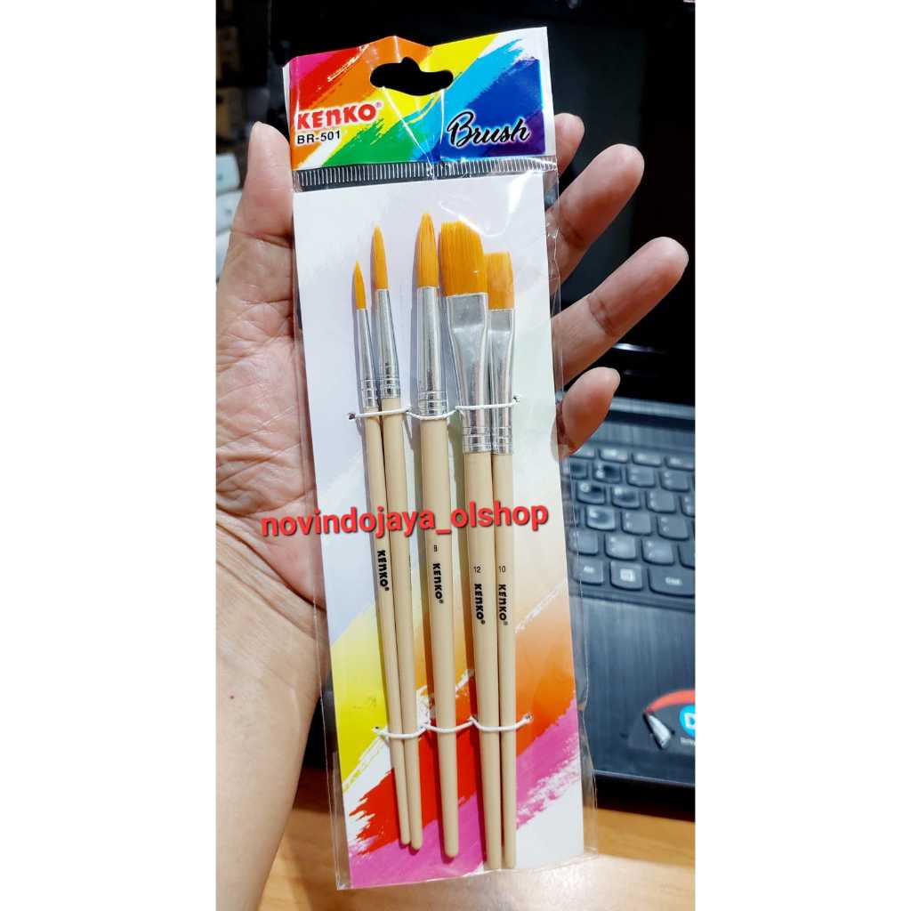 

KUAS LUKIS KENKO BRUSH SET 5 BR-501 TERMURAH