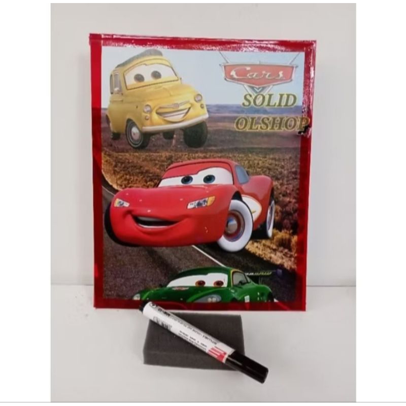 

papan tulis karakter/ papan tulis karakter/papan tulis gratis spidol dan penghapus ukuran 25×30