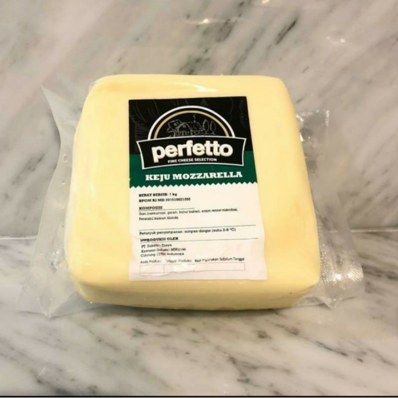 

Perfetto Mozarella cheese 1kg keju moza pizza