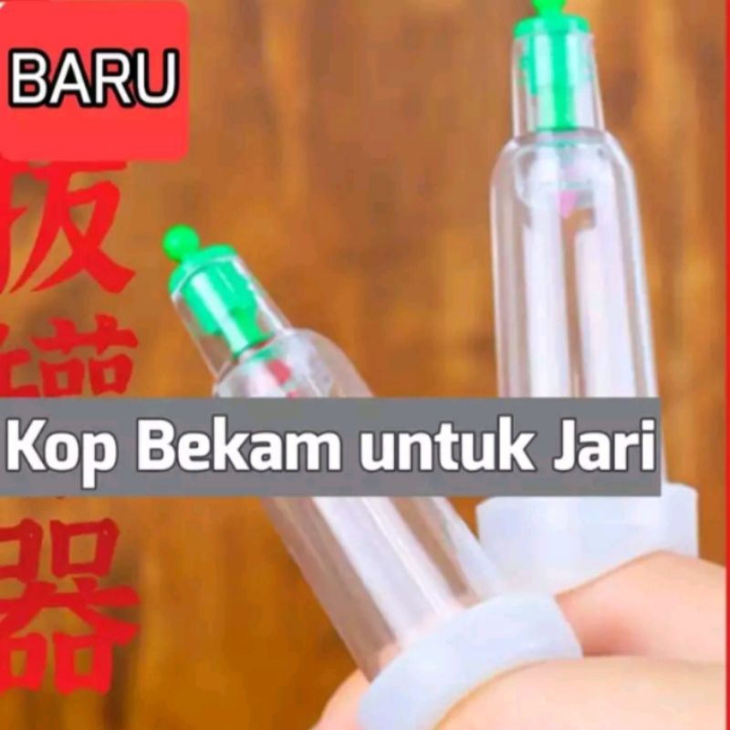 Termurah Kop Bekam Jari + karet