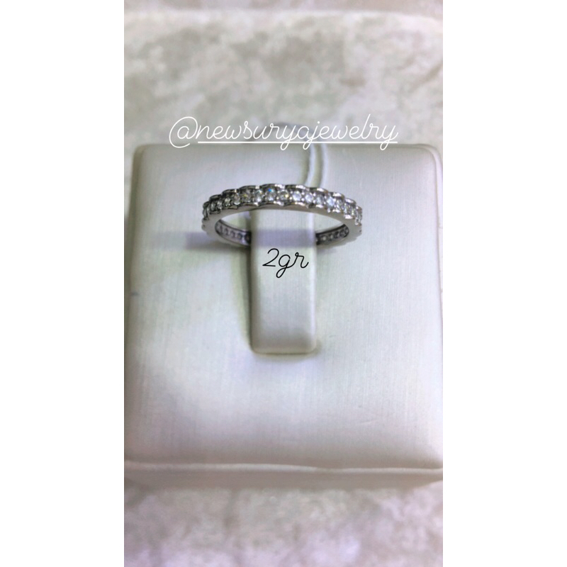 cincin listring white gold 17k