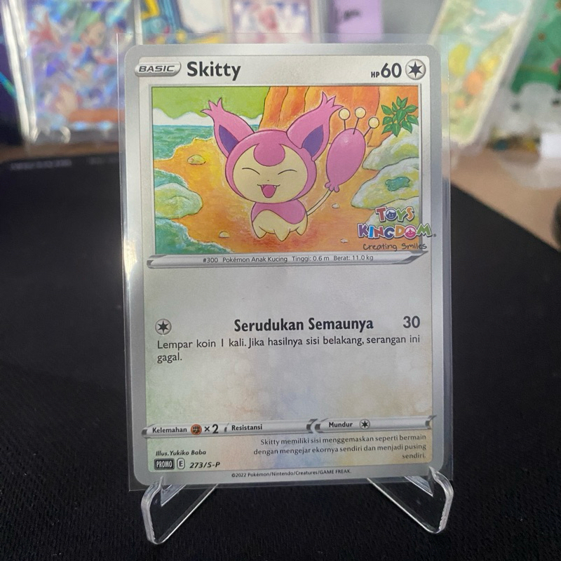 Skitty Promo Toys Kingdom TCG Pokemon Indonesia