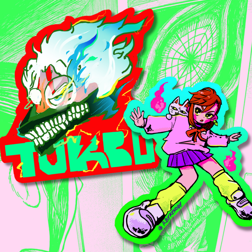 

DANDADAN Die Cut Stickers