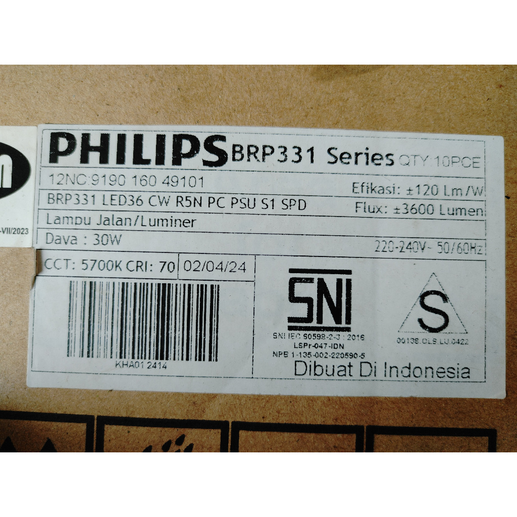 Philips PJU Citystar BRP331 LED36 CW