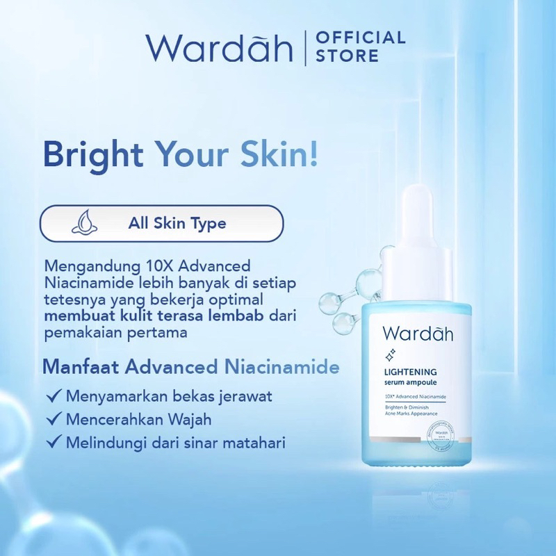 WARDAH LIGHTENING SERUM AMPOULE 10x* ADVANCE NIACINAMIDE