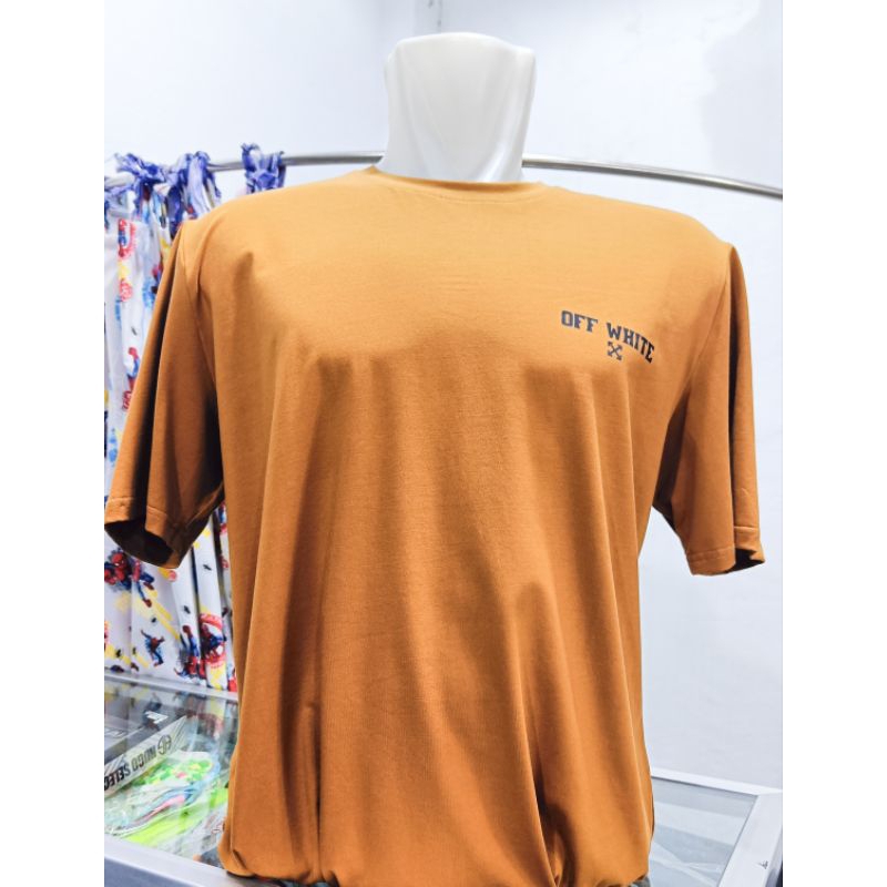 kaos cowok import lengan pendek off white