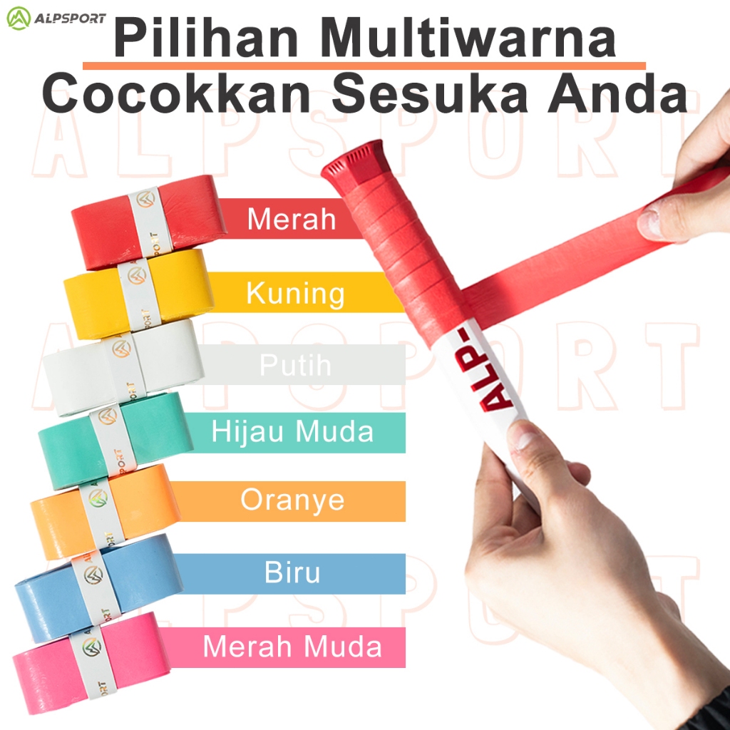ALP DBSJ 3Pcs/Set 100% Original Raket Badminton Pegangan Tenis Grip Racket Overgrip Grap Tennis