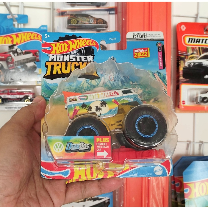 HOT WHEELS MONSTER TRUCK VOLKSWAGEN DRAG BUS