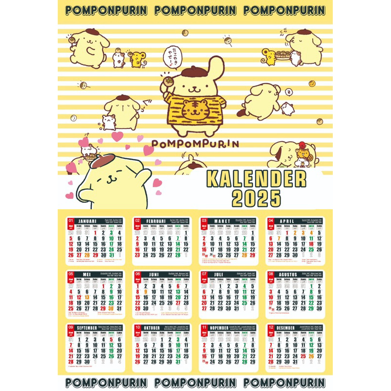 

KALENDER 2025 Anak tema kartun