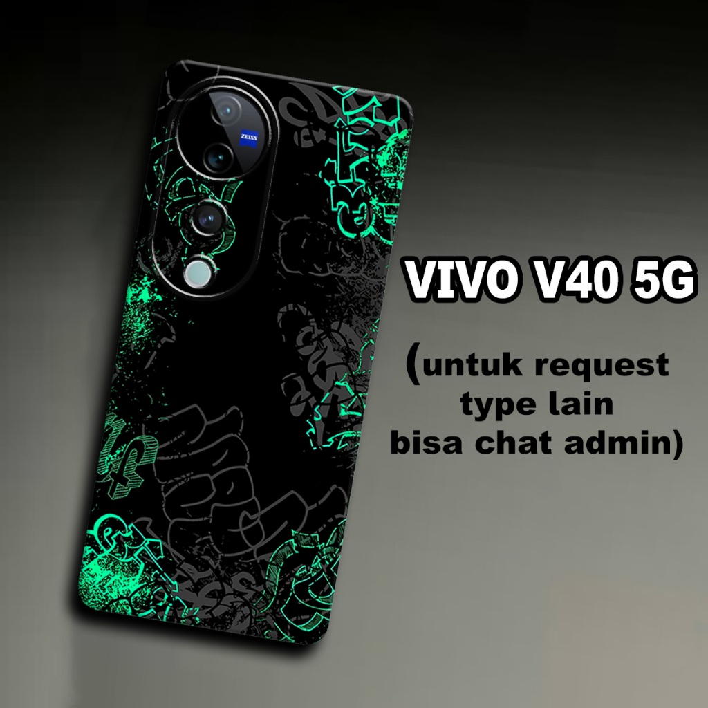 CC25/ Softcase karet lentur untuk VIVO V40 5G/Motif grafity/case VIVO V40 5G/kesing VIVO V40 5G /sil