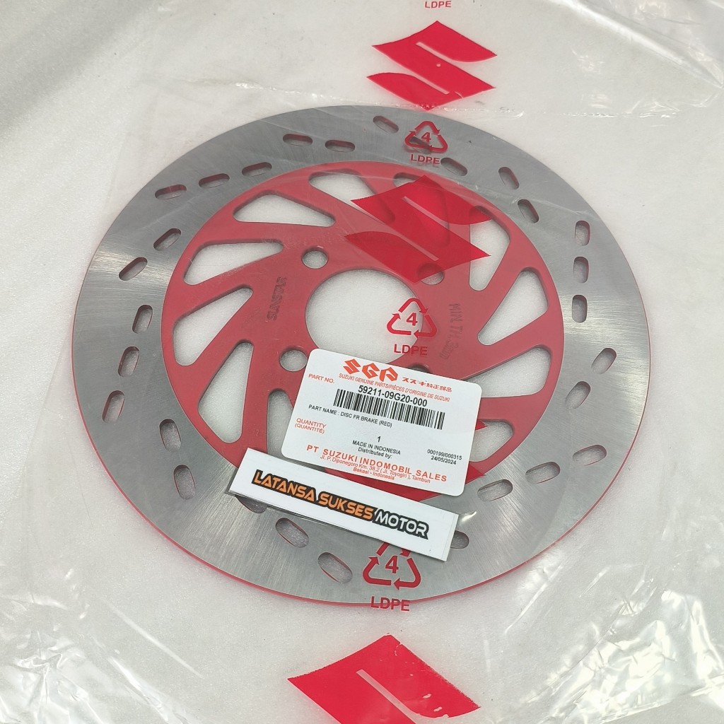 piringan disk disc cakram Depan Suzuki Spin 125 Asli SGP 59211-09G20-000