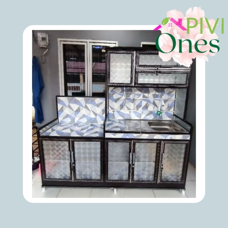 Rak piring wastafel alumunium Khusus Palembang