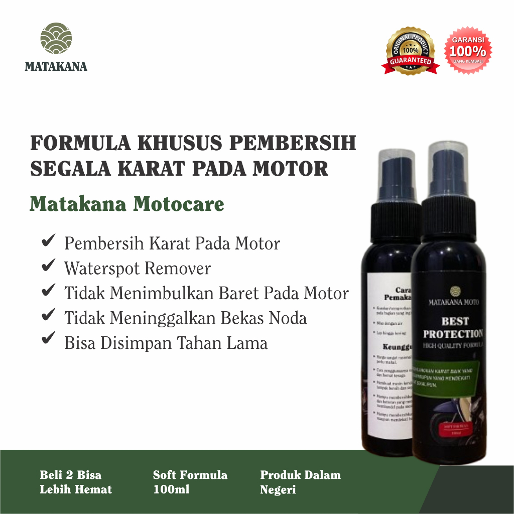Pembersih Penghilang Karat Motor Ompro Rust Remover 100Ml Pembersih Karat Mesin Motor Penghilang Kar