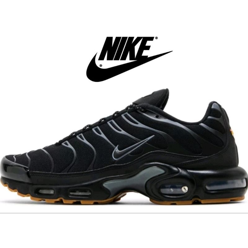 Sepatu Nike Air Max Plus Black Gum Light Brown 100% BNIB Original