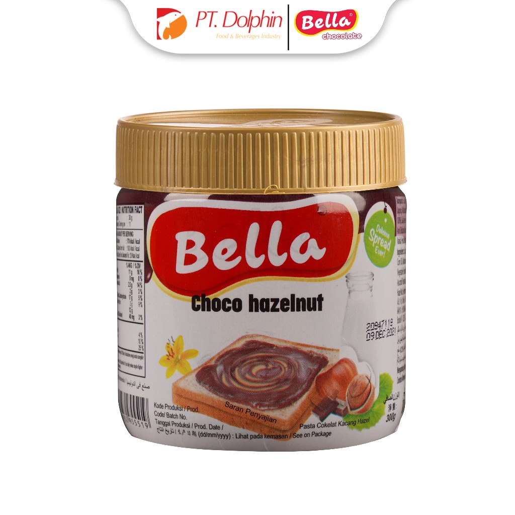 

Bella Spread Twin Chocolate Hazelnut 330g - Perbaduan Selai Cokelat Hazelnut (TWIN)