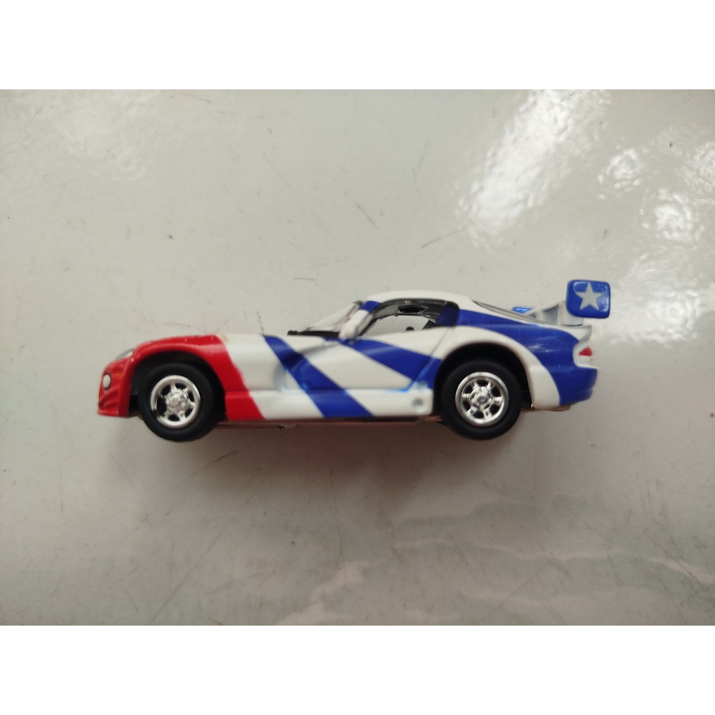 ASSORTED DIECAST LOOSE : JOHNNY LIGHTING - 1997 DODGE VIPER GTS. COCA COLA SERIES - RARE.