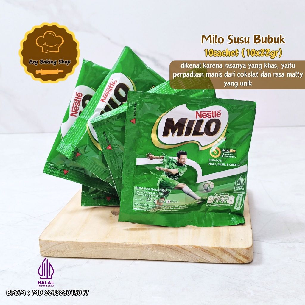 

MILO Susu Bubuk -10sch (Renceng)