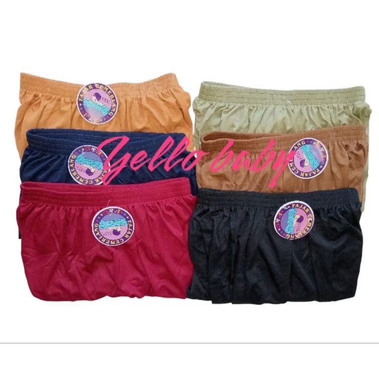 SHORTPANT MURAH ANAK-DEWASA FAJAR CEMERLANG UKURAN