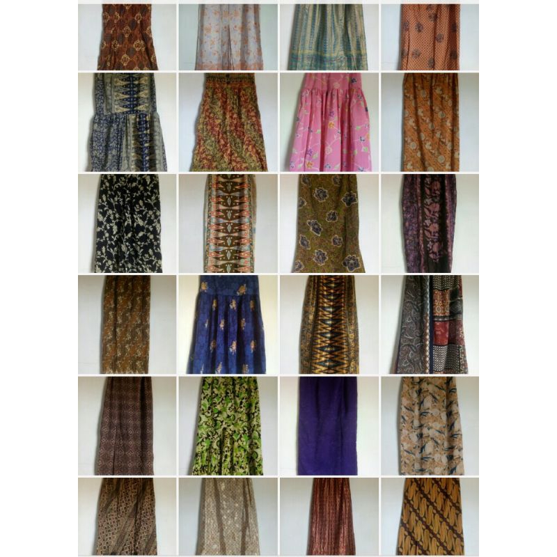 Rok Batik, Rok Songket Preloved