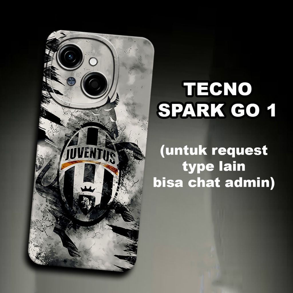 CC29/ Softcase karet lentur untuk TECNO SPARK GO 1/Motif bola/case TECNO SPARK GO 1 /kesing TECNO SP
