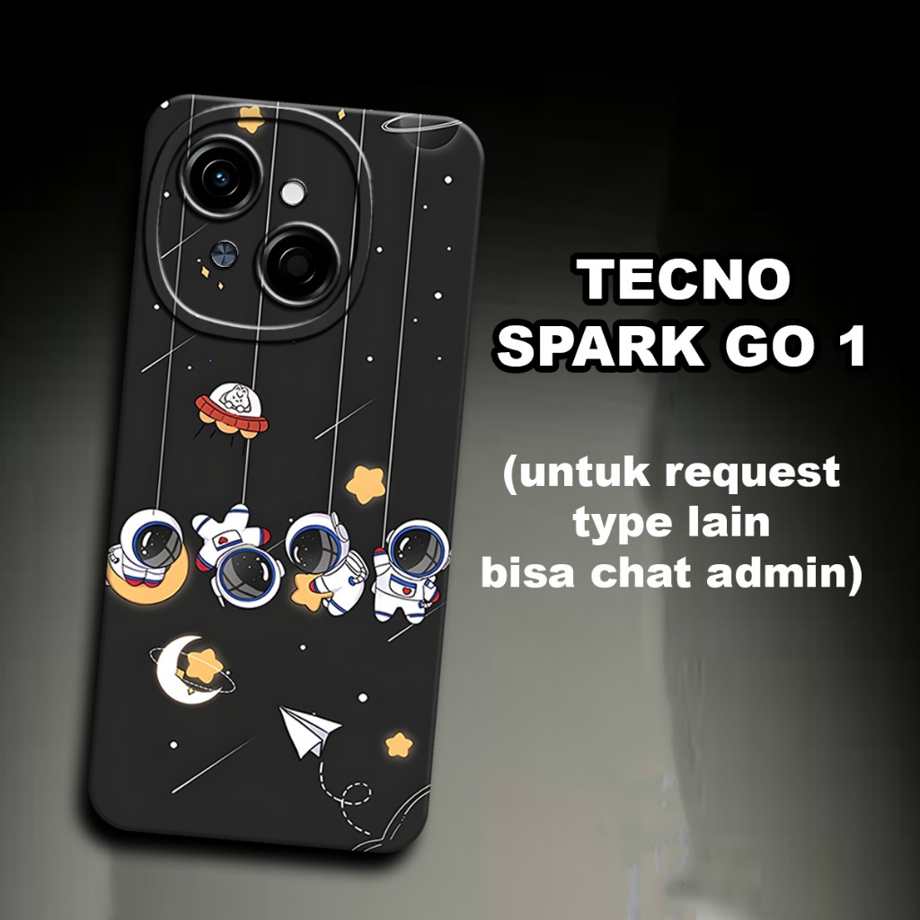 CC35/ Softcase karet lentur untuk TECNO SPARK GO 1/Motif lucu/case TECNO SPARK GO 1 /kesing TECNO SP