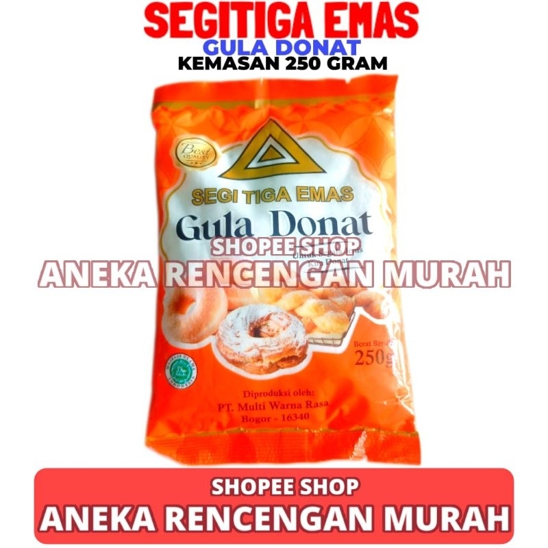 

Segitiga Emas Gula Donat 250 Gram