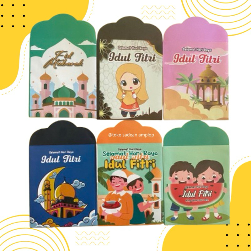 

PROMO Amplop Lebaran Murah 2025 Motif Aesthetic Terbaru Ukuran Medium Isi 10 pcs Siap pakai