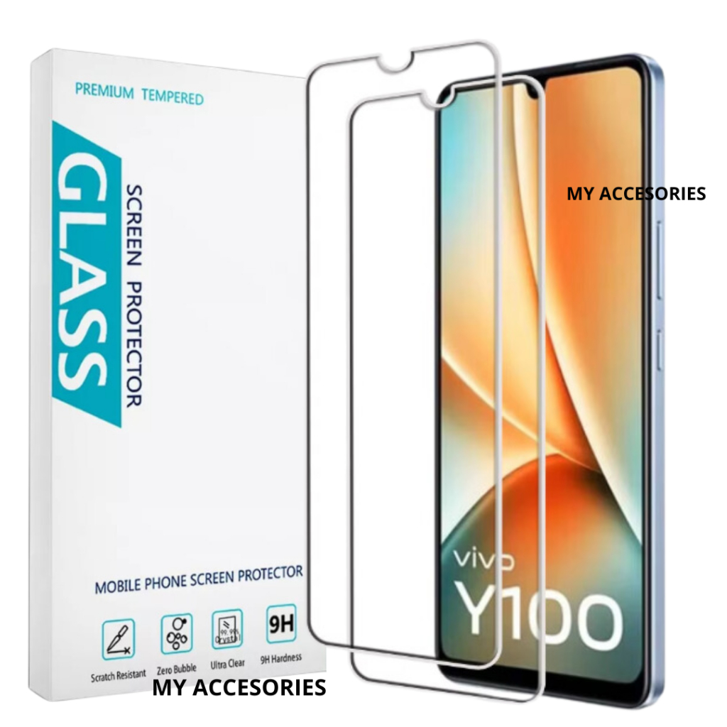 ORIGINAL Tempered GLASS SUPER CLEAR VIVO Y29 Y19S Y03T Y18 Y28 Y100 Y36 Y35 Y33 Y33T Y33s Y30 Y30i Y