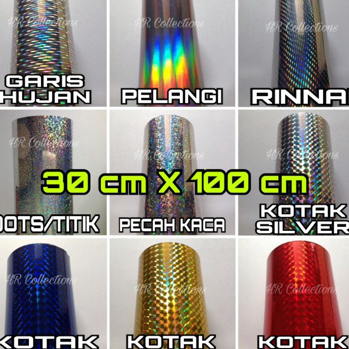 

DIJAMIN ORI Stiker Sticker Lure 3D Hologram 3cm X 1cm