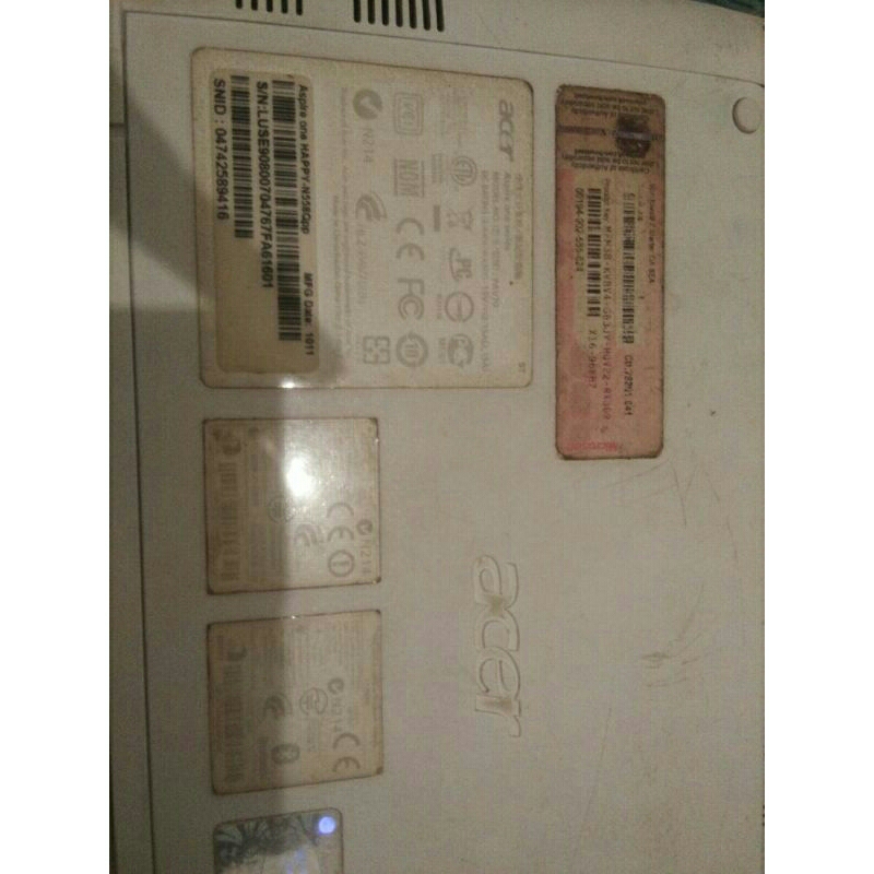 notebook acer second