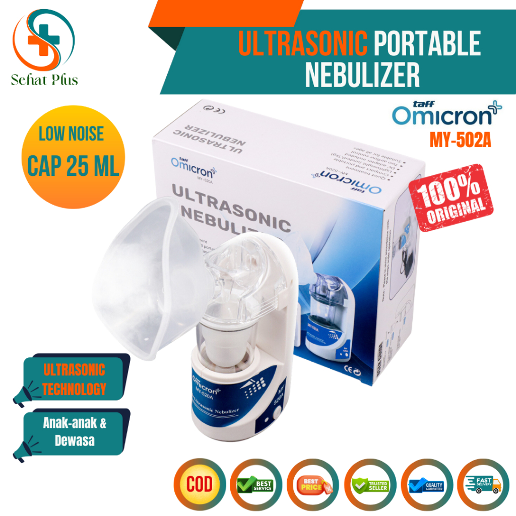 Ultrasonic Portable Nebulizer Alat Uap Pernafasan Nebu Mesin Nebulizer Uap Bayi Anak Batuk Pilek