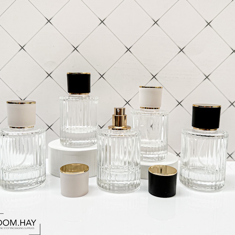 IMPOR TERBARU 3ml Botol Parfum Chloe PREMIUM Kaca Garis Luxury Parfume Spray Kosong Isi Ulang Perfum