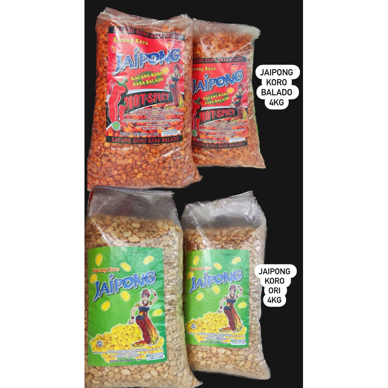 

Kacang Jaipong koro Ori / Balado 4kg