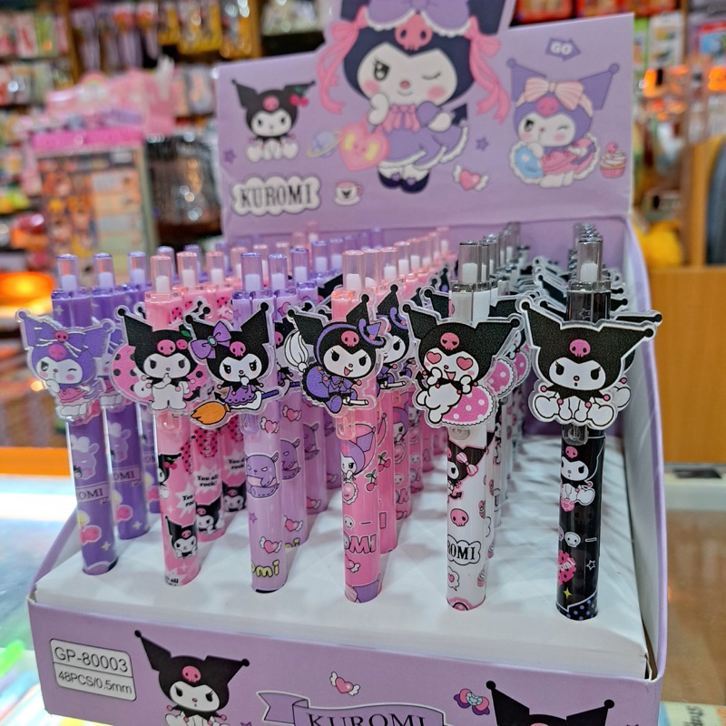 

Pulpen Kuromi Cetekan Mekanik Gel 0.5 mm