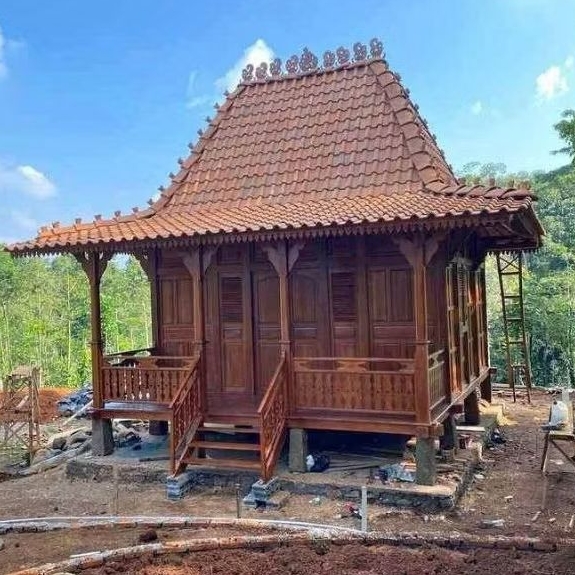 rumah gladak Limasan joglo gazebo kayu jati antik kuno