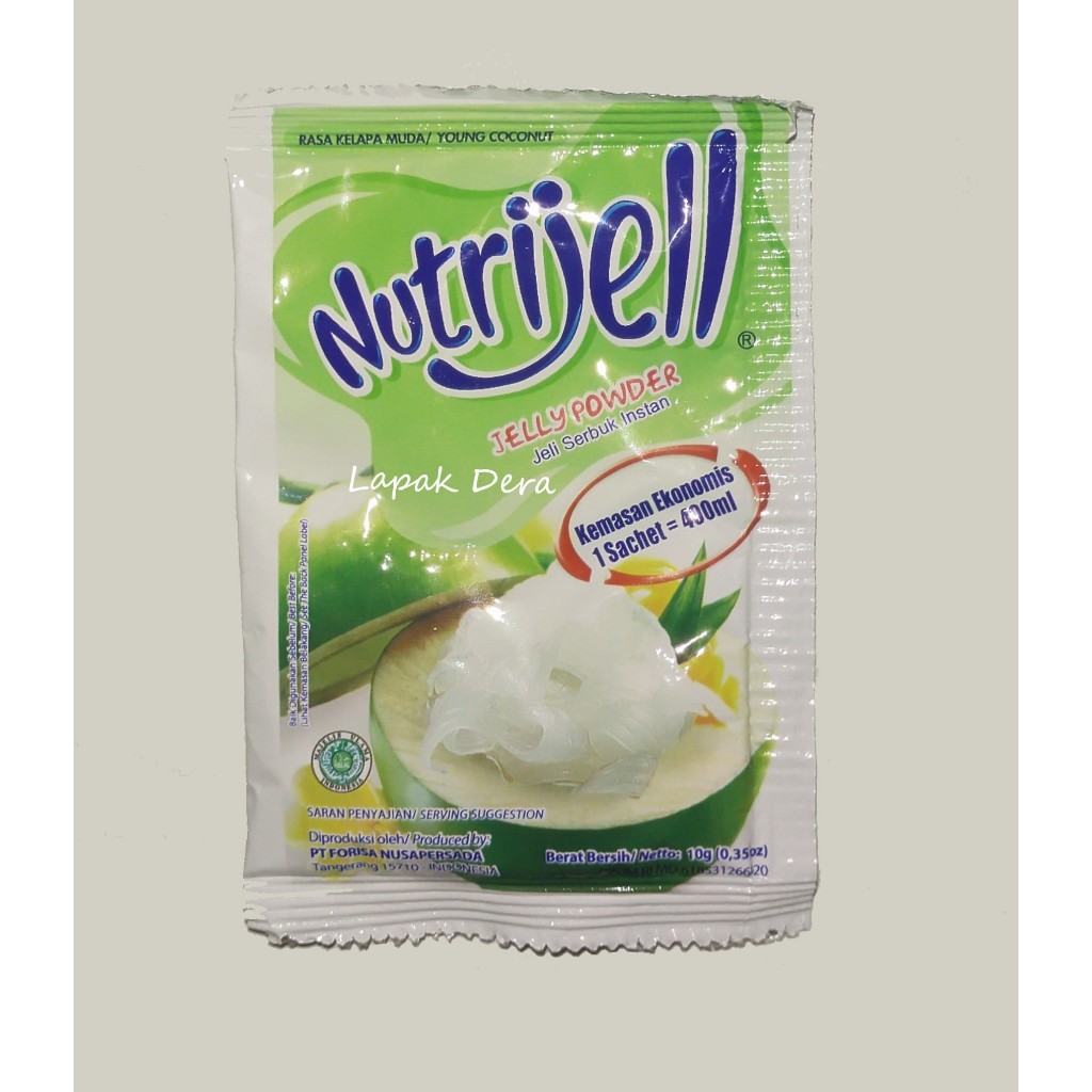 

ECER Nutrijell KELAPA MUDA Kemasan Ekonomis 1 PCS 10 gr