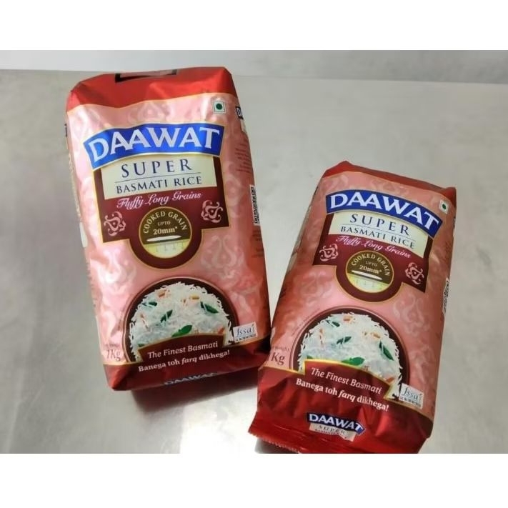 

Beras Basmati Daawat / Daawat Basmati Rice / Beras India Daawat ukuran 1 kg